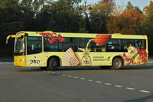 реклама в автобусах цены